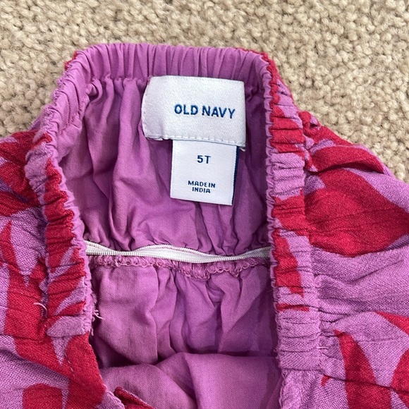 Girls Old Navy Tropical Dress - Size 5T - Picture 3 of 3